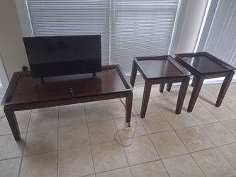 24 "   tv with roku and controller w/ tables