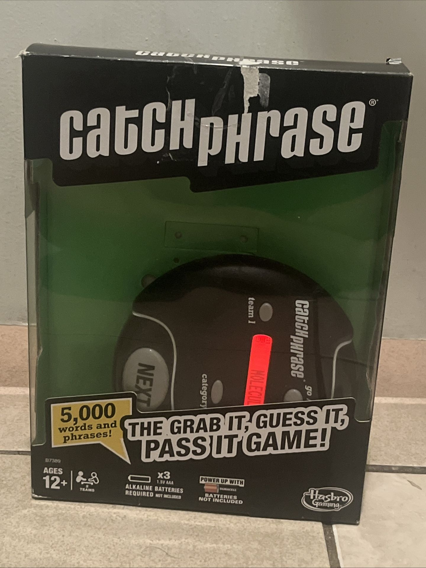 Catch Phrase Hasbro B7389 Handheld Electronic Game works tested