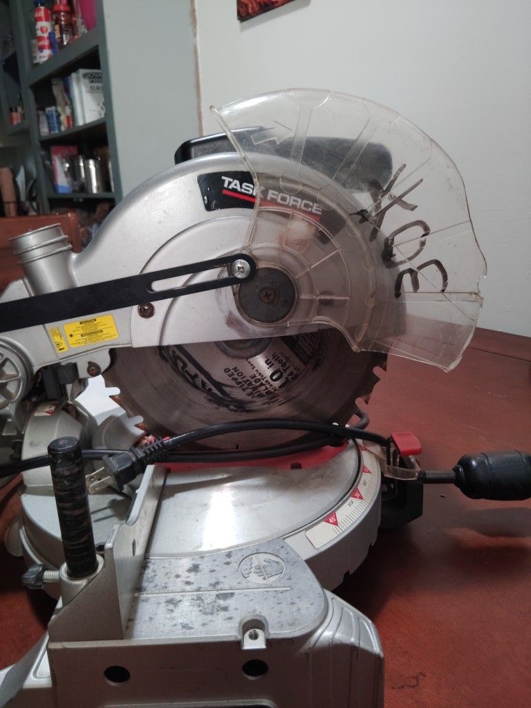10in Compound Miter Saw With Laser Guide -Task Force