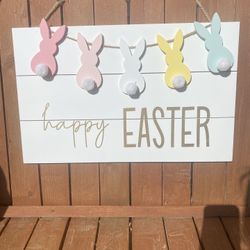 Decoración De Pascua para La Puerta🐰