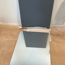 Two large rectangular wall mirrors in good condition