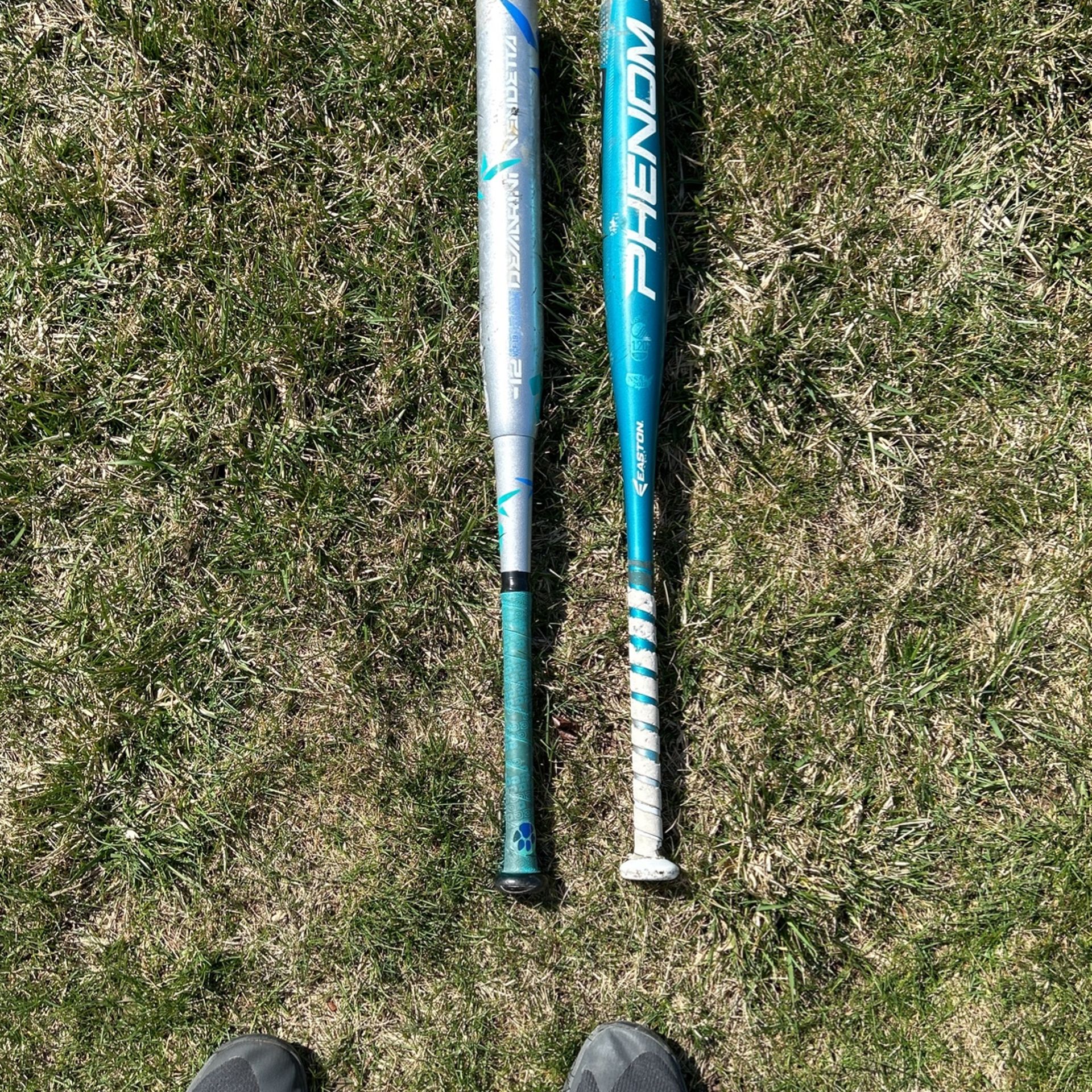 1 Demarini Softball Bat And 1 Easton Bat