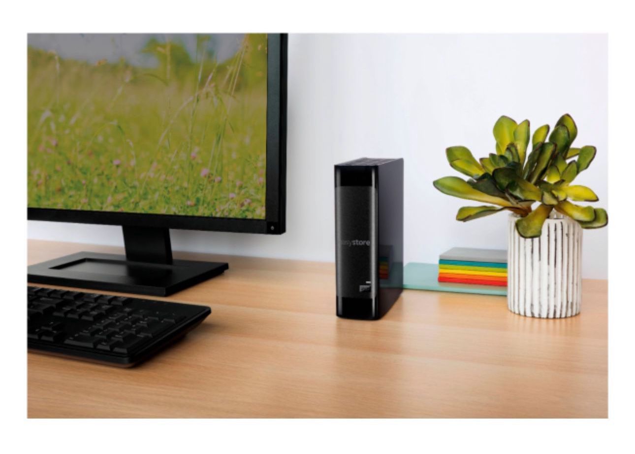 WD - easystore 8TB External USB 3.0 Hard Drive - Black