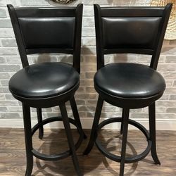 Swivel Bar Stools Set Of 2 