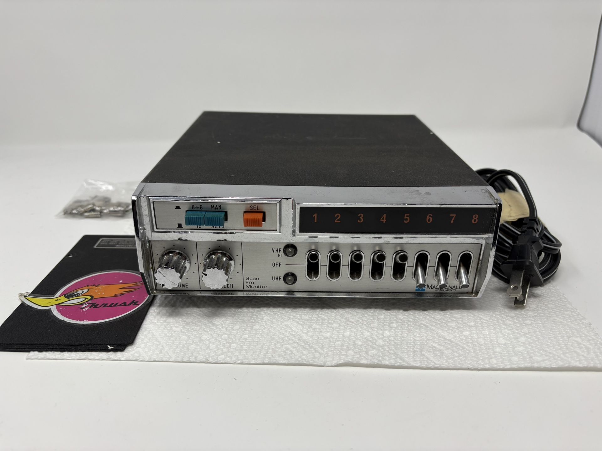 Vintage MacDonald Base Station Scanner