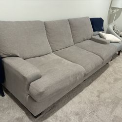 Comfortable Grey Sofa