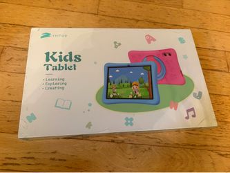 10” Kids Android 16 Tablet 20GB RAM 32GB Blue Dinosaur Case