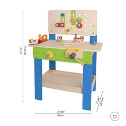 Hape Master Kid's Wooden Workbench