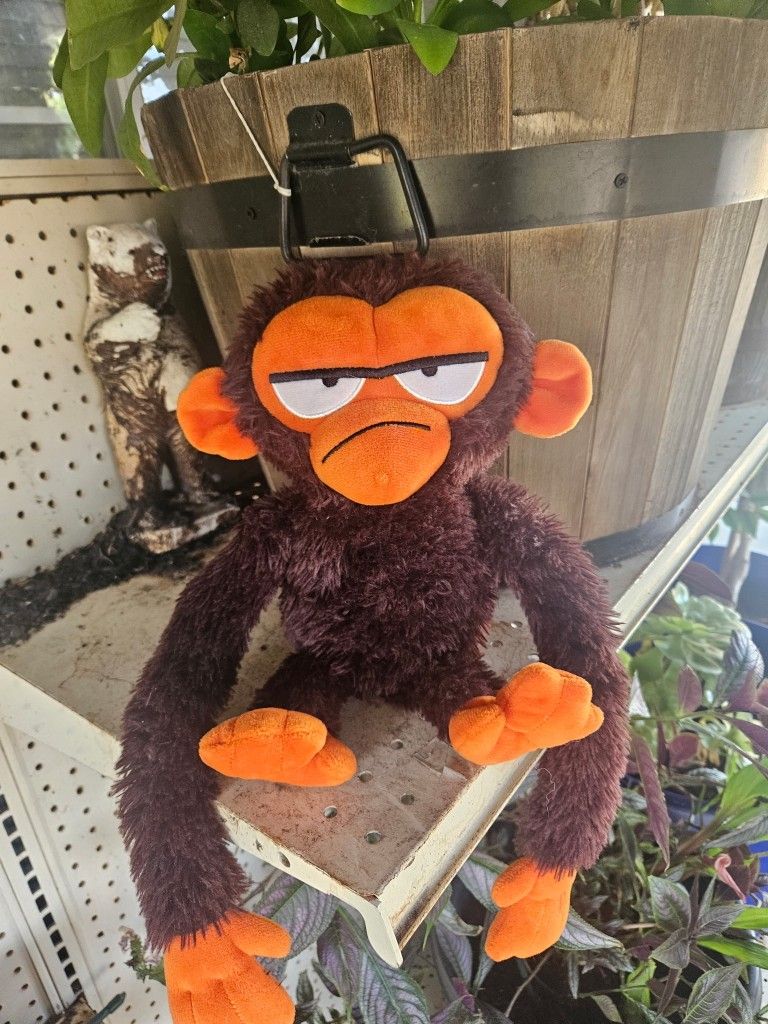Grumpy Monkey Plush