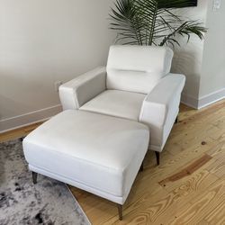 Chair and ottoman
