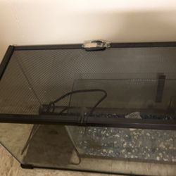 Fish Tank / Reptile Tank With Heating Pad