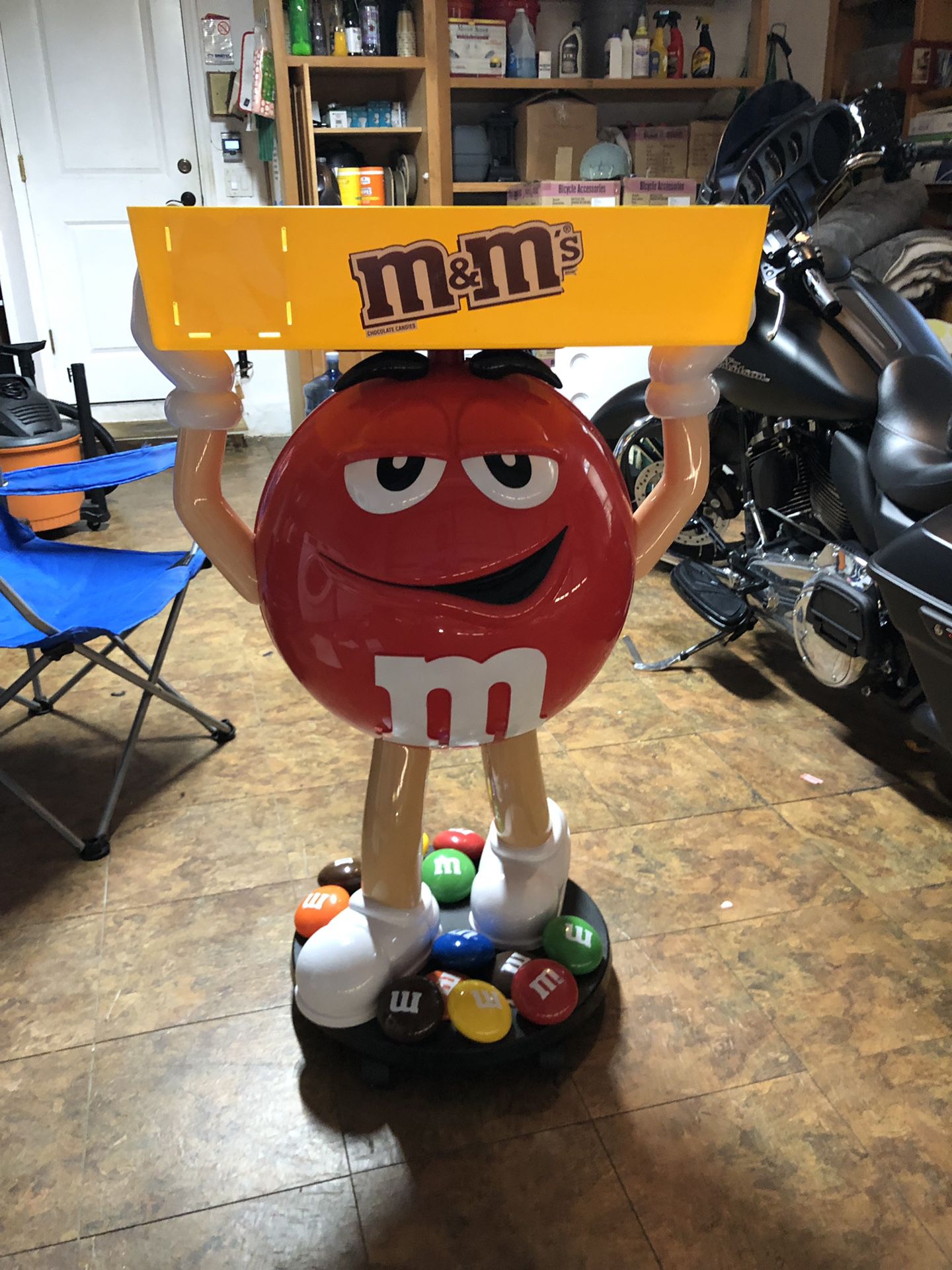 NEW Handmade Giant Red M&M Sweet Candy Prop 