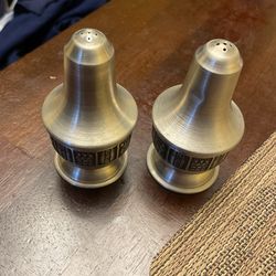 Konge Norway Tinn Pewter Salt & Pepper Shakers