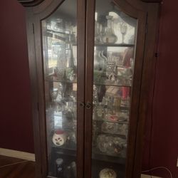 Wood China Cabinet 