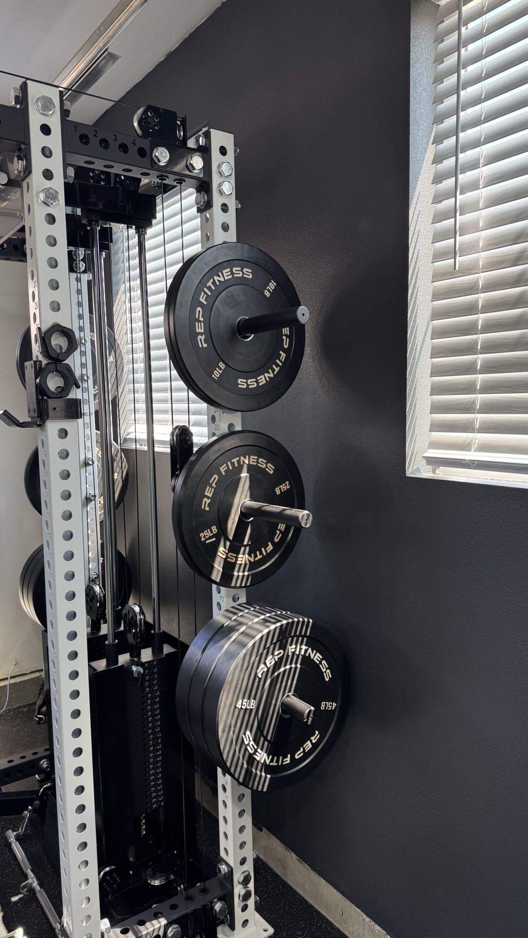 REP Fitness Bumper Plates 370lb set