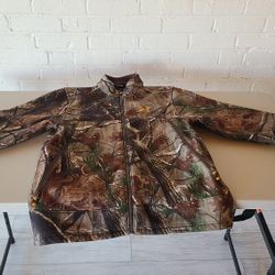 Youth Under Armour RealTree Camo Full Zip Hunting Jacket