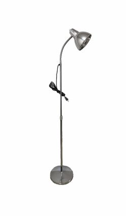 GRAFCO Gooseneck Standing Light Chrome-Plated Base Exam Lamp 3 Wire Safety Lock 1698