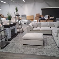 Off white medium sectional modular style,PAYLater