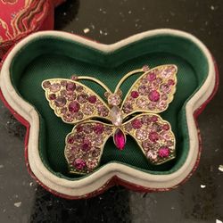 Butterfly Shaped Brooch 