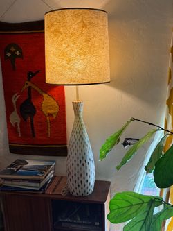Vintage mid century Aldo Londi Bitossi table lamp