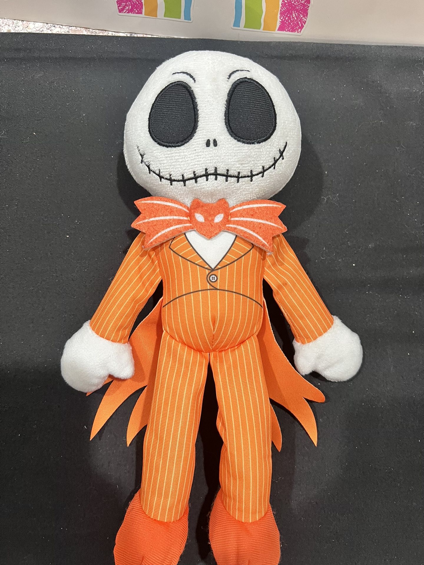 DISNEY NIGHTMARE BEFORE CHRISTMAS JACK SKELLINGTON - ORANGE!! 12 INCH