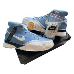 NIKE KOBE 1 PROTRO CITY OF CHAMPIONS MENS SIZE 8.5 BRYANT BLUE KB24