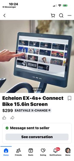Echelon EX-4s +Connect Bike 15.6 6 In Screen