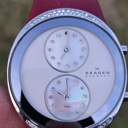 Skagen Denmark Ladies' Dual Time Zone watch