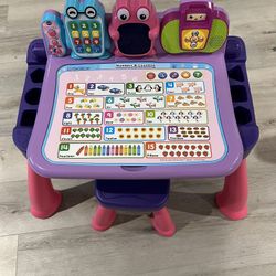 VTech activity Desk (purple Pink Color)