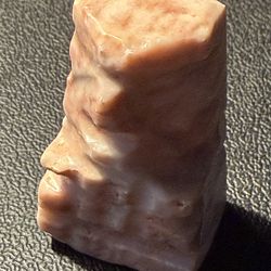 Vintage Carved Marble Tiki Statue