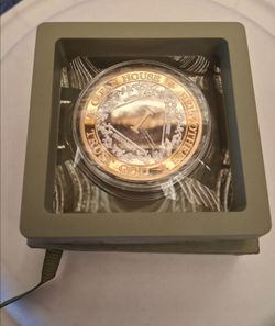 a 1-year Alcoholics Anonymous medallion,   new