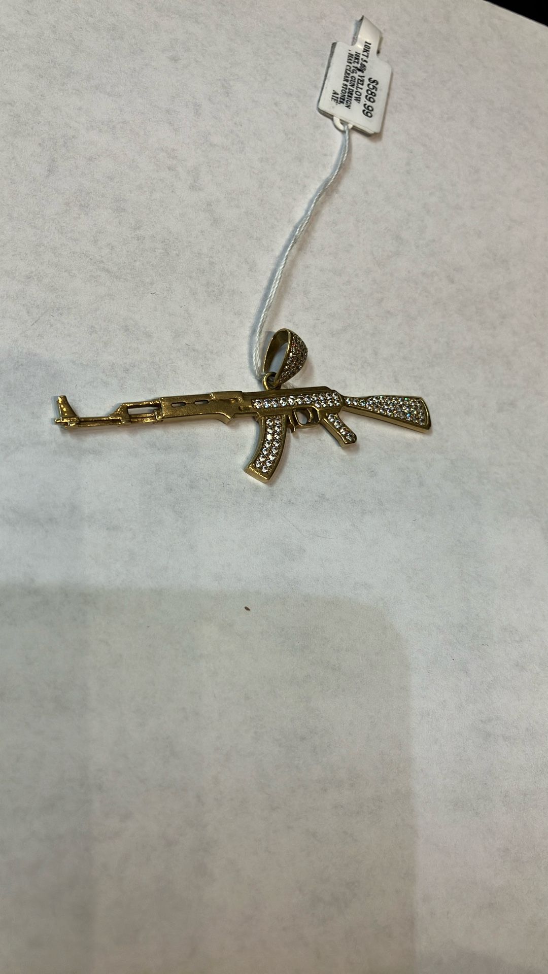 10k Yellow Gold Pendant #108927-2 MJ