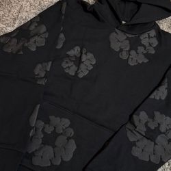 Small Medium Denim Tear Hoodie