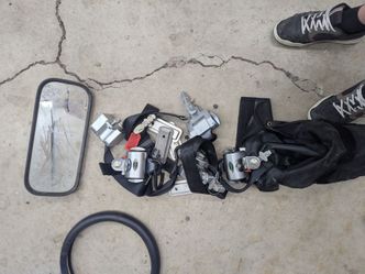 Free heavy duty bus seatbelts and mirror
