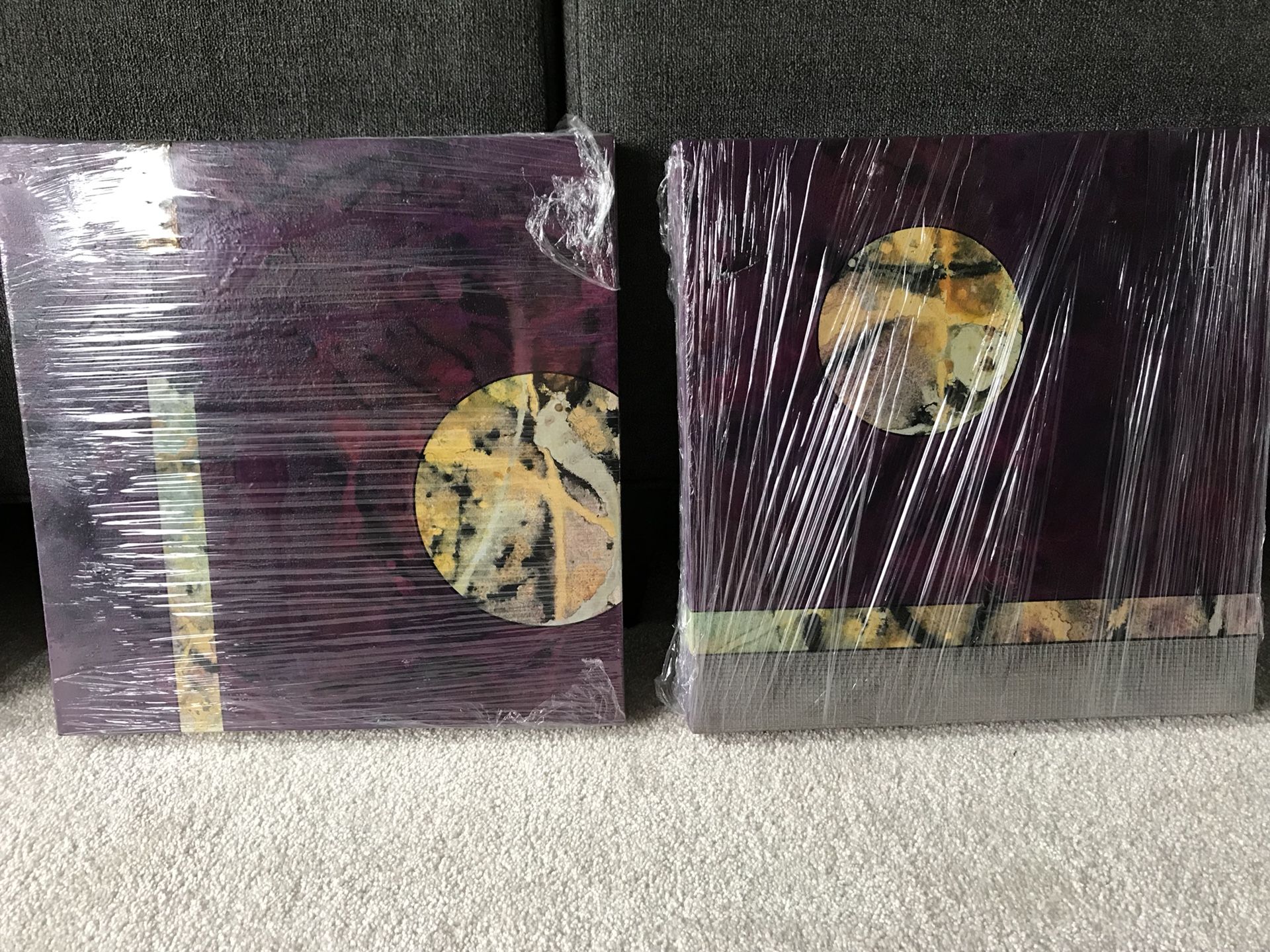 Original Canvas 2-Piece Modern Art Ensemble (Shawn Wolter)