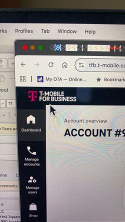 T-Mobile phone line (iPhone)