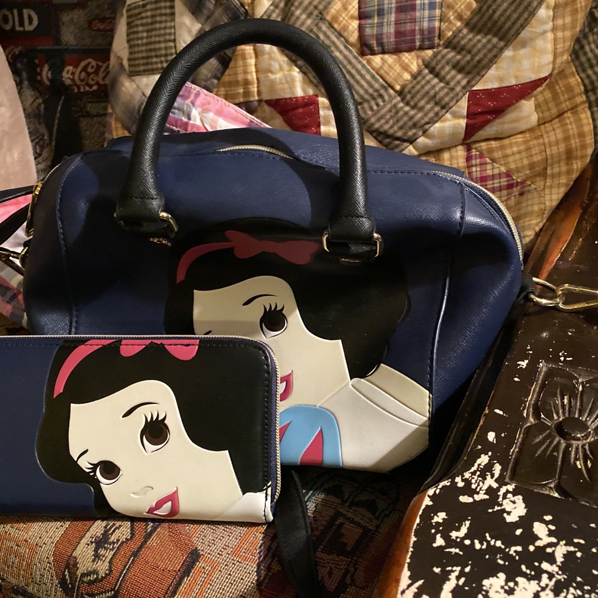 Snow White Purse And Wallet