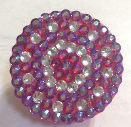 Custom rhinestone phone grip