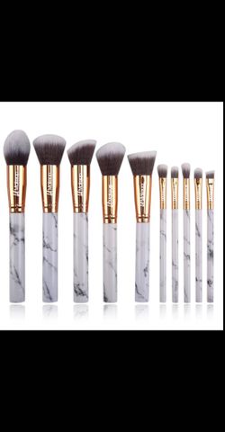 10Pcs Marble makeup brush set