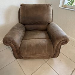 Single studded sofa armchair