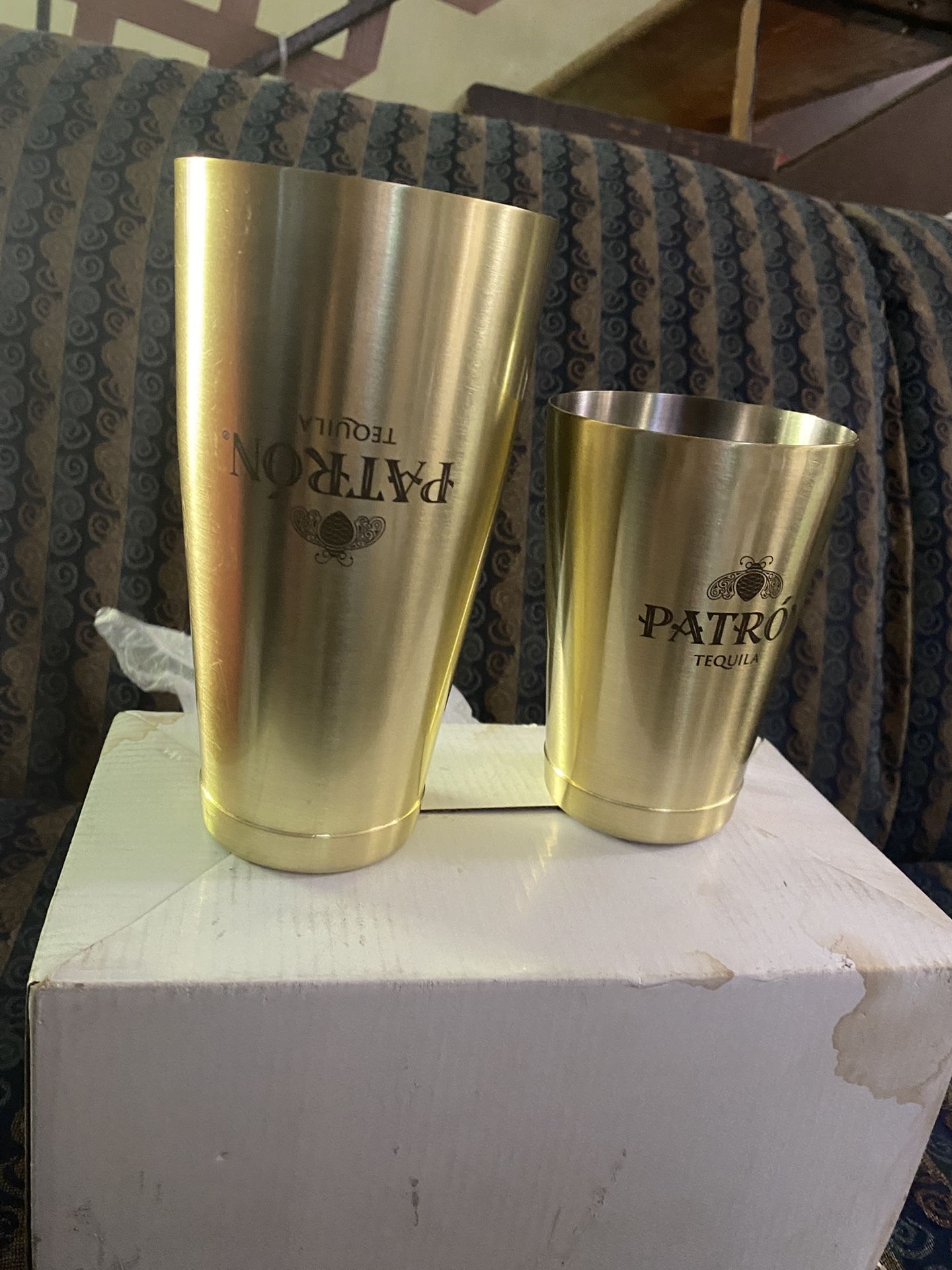 Boston Shaker by PATRON TEQUILA - Stainless Steel