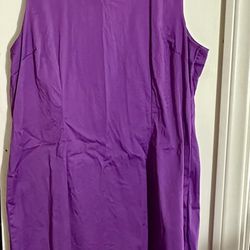 New JW Treci Lilac Purple Dress size 18