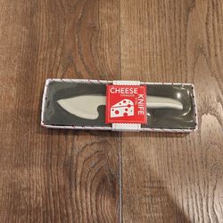 New Silver Stainless Steel Cheese Knife, 7" New In Box