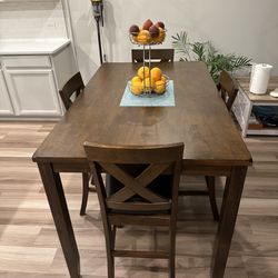 Counter Height Dinning Table Set