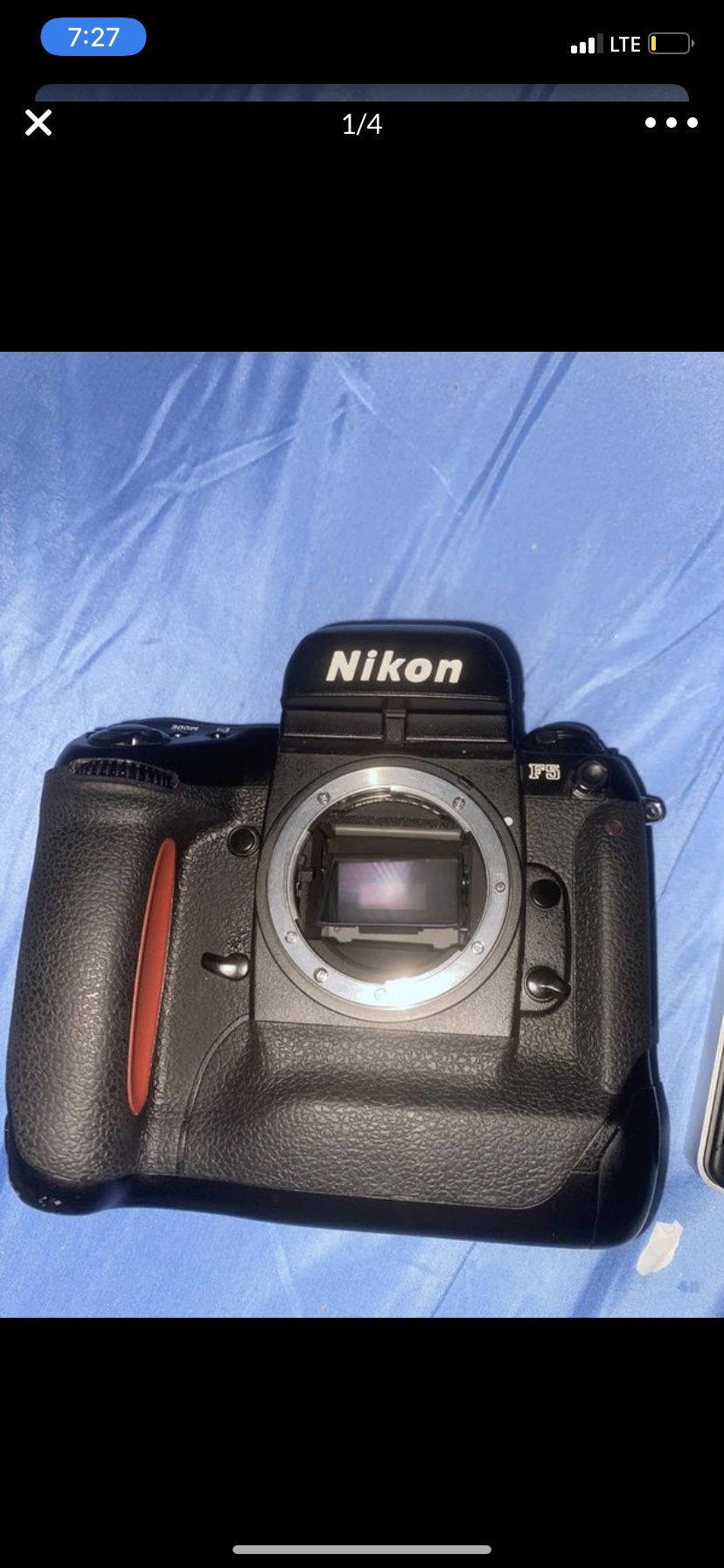 Nikon f5 Film camera . Needs mirror fixed