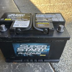 Super Start Platinum AGM Car Battery H6  BCI48