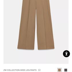 ZARA The ZW Tailored Wide Leg 