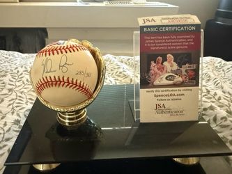 Nolan Ryan autographed baseball JSA