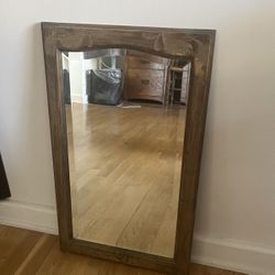 Mirror In Wood Frame