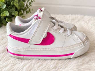 Nike Toddler Sneakers White Pink Swoosh
